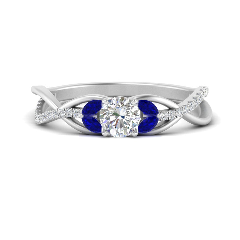 round-cut-twisted-vine-floral-diamond-engagement-ring-with-sapphire-in-FD10977RORGSABLANGLE3-NL-WG