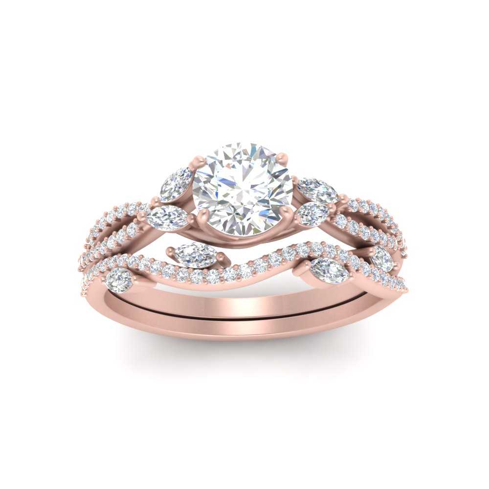 round-cut-twisted-vine-luxury-diamond-bridal-ring-set-in-rose-gold-FDENR3211ROANGLE3-NL-RG