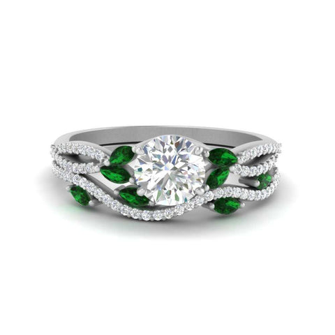 round-cut-twisted-vine-luxury-emerald-bridal-ring-set-in-white-gold-FDENR3211ROGEMGRANGLE3-NL-WG