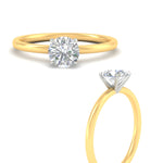 Load image into Gallery viewer, round-cut-two-tone-1.5-mm-comfort-fit-solitaire-ring-in-yellow-gold-fdens11590rorangle3-1.50mm-nl-yg?v=1757675669
