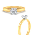 Load image into Gallery viewer, round-cut-two-tone-2.5-mm-comfort-fit-solitaire-ring-in-yellow-gold-fdens11590rorangle3-2.50mm-nl-yg?v=1757675973
