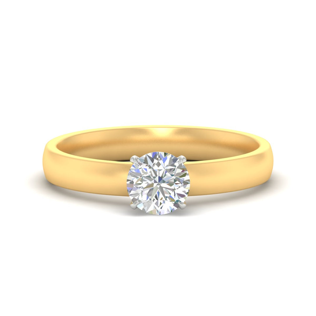 round-cut-two-tone-3-mm-comfort-fit-solitaire-ring-in-yellow-gold-fdens11590rorsleep-3.00mm-nl-yg?v=1757675973