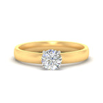Load image into Gallery viewer, round-cut-two-tone-3-mm-comfort-fit-solitaire-ring-in-yellow-gold-fdens11590rorsleep-3.00mm-nl-yg_c33e9dda-a621-4895-b282-b60a0ee3fc17?v=1757676531
