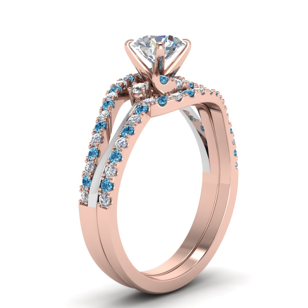 round-cut-two-tone-3-stone-diamond-swirl-bridal-set-with-ice-blue-topaz-in-FDO50895ROGICBLTO-NL-RG