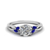 Load image into Gallery viewer, round-cut-willow-diamond-engagement-ring-with-blue-sapphire-in-14k-white-gold-1