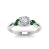 Load image into Gallery viewer, round-cut-willow-diamond-engagement-ring-with-emerald-in-platinum-gold