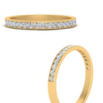 Load image into Gallery viewer, round-diamond-channel-stacking-band-in-yellow-gold-FD122981BANGLE3-NL-YG.jpg
