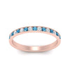 Load image into Gallery viewer, round-diamond-channel-stacking-band-with-blue-topaz-in-rose-gold-FD122981BGICBLTOANGLE3-NL-RG.jpg