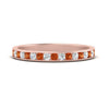 Load image into Gallery viewer, round-diamond-channel-stacking-band-with-orange-sapphire-in-rose-gold-FD122981BGSAORANGLE3-NL-RG.jpg