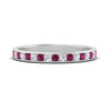 Load image into Gallery viewer, round-diamond-channel-stacking-band-with-pink-sapphire-in-white-gold-FD122981BGSADRPIANGLE3-NL-WG.jpg