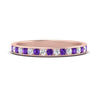 Load image into Gallery viewer, round-diamond-channel-stacking-band-with-purple-topaz-in-rose-gold-FD122981BGVITOANGLE3-NL-RG.jpg
