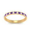Load image into Gallery viewer, round-diamond-channel-stacking-band-with-purple-topaz-in-yellow-gold-FD122981BGVITOANGLE3-NL-YG.jpg