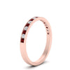 Load image into Gallery viewer, round-diamond-channel-stacking-band-with-ruby-in-rose-gold-FD122981BGRUDRANGLE3-NL-RG.jpg