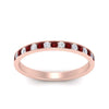 Load image into Gallery viewer, round-diamond-channel-stacking-band-with-ruby-in-rose-gold-FD122981BGRUDRANGLE3-NL-RG.jpg