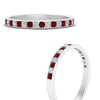 Load image into Gallery viewer, round-diamond-channel-stacking-band-with-ruby-in-white-gold-FD122981BGRUDRANGLE3-NL-WG.jpg