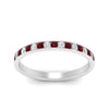 Load image into Gallery viewer, round-diamond-channel-stacking-band-with-ruby-in-white-gold-FD122981BGRUDRANGLE3-NL-WG.jpg