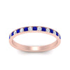 Load image into Gallery viewer, round-diamond-channel-stacking-band-with-sapphire-in-rose-gold-FD122981BGSABLANGLE3-NL-RG.jpg