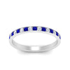 Load image into Gallery viewer, round-diamond-channel-stacking-band-with-sapphire-in-white-gold-FD122981BGSABLANGLE3-NL-WG.jpg