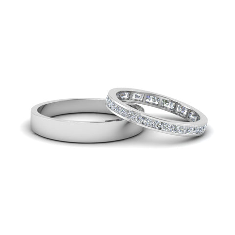 round-diamond-eternity-anniversary-matching-ring-with-plain-band-him-and-her-in-14K-white-gold-FD8168B-NL-WG.jpg