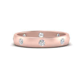 Diamond Flush Eternity Wedding Band