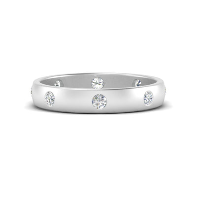 Diamond Flush Eternity Wedding Band