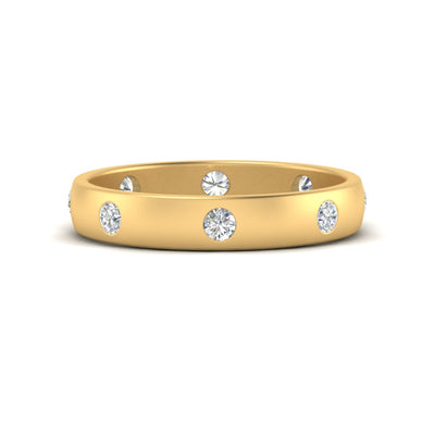 Diamond Flush Eternity Wedding Band