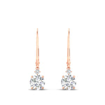 Load image into Gallery viewer, round-diamond-lever-back-1.5-carat-earring-in-rose-gold-FDEAR11242-1.50CT-NL-RG.jpg