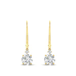 Load image into Gallery viewer, round-diamond-lever-back-1.5-carat-earring-in-yellow-gold-FDEAR11242-1.50CT-NL-YG.jpg