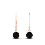 Load image into Gallery viewer, round-diamond-lever-back-1.5-carat-earring-with-black-onyx-in-rose-gold-FDEAR11242GBLACK-1.50CT-NL-RG.jpg