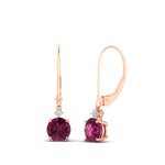 Load image into Gallery viewer, round-diamond-lever-back-1.5-carat-earring-with-pink-sapphire-in-rose-gold-FDEAR11242GSADRPI-1.50CT-NL-RG.jpg