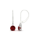 Load image into Gallery viewer, round-diamond-lever-back-1.5-carat-earring-with-ruby-in-white-gold-FDEAR11242GRUDR-1.50CT-NL-WG.jpg