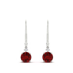Load image into Gallery viewer, round-diamond-lever-back-1.5-carat-earring-with-ruby-in-white-gold-FDEAR11242GRUDR-1.50CT-NL-WG.jpg