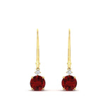 Load image into Gallery viewer, round-diamond-lever-back-1.5-carat-earring-with-ruby-in-yellow-gold-FDEAR11242GRUDR-1.50CT-NL-YG.jpg
