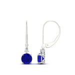 Load image into Gallery viewer, round-diamond-lever-back-1.5-carat-earring-with-sapphire-in-white-gold-FDEAR11242GSABL-1.50CT-NL-WG.jpg