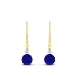 Load image into Gallery viewer, round-diamond-lever-back-1.5-carat-earring-with-sapphire-in-yellow-gold-FDEAR11242GSABL-1.50CT-NL-YG.jpg