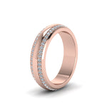 Load image into Gallery viewer, round-diamond-pave-comfort-fit-mens-band-in-14K-rose-gold-FDEWB122291BRO-NL-RG-GS
