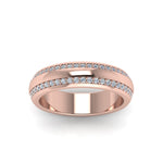 Load image into Gallery viewer, round-diamond-pave-comfort-fit-mens-band-in-14K-rose-gold-FDEWB122291BRO-NL-RG-GS
