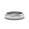 Load image into Gallery viewer, Beveled Edge Matte Eternity Mens Engagement Ring