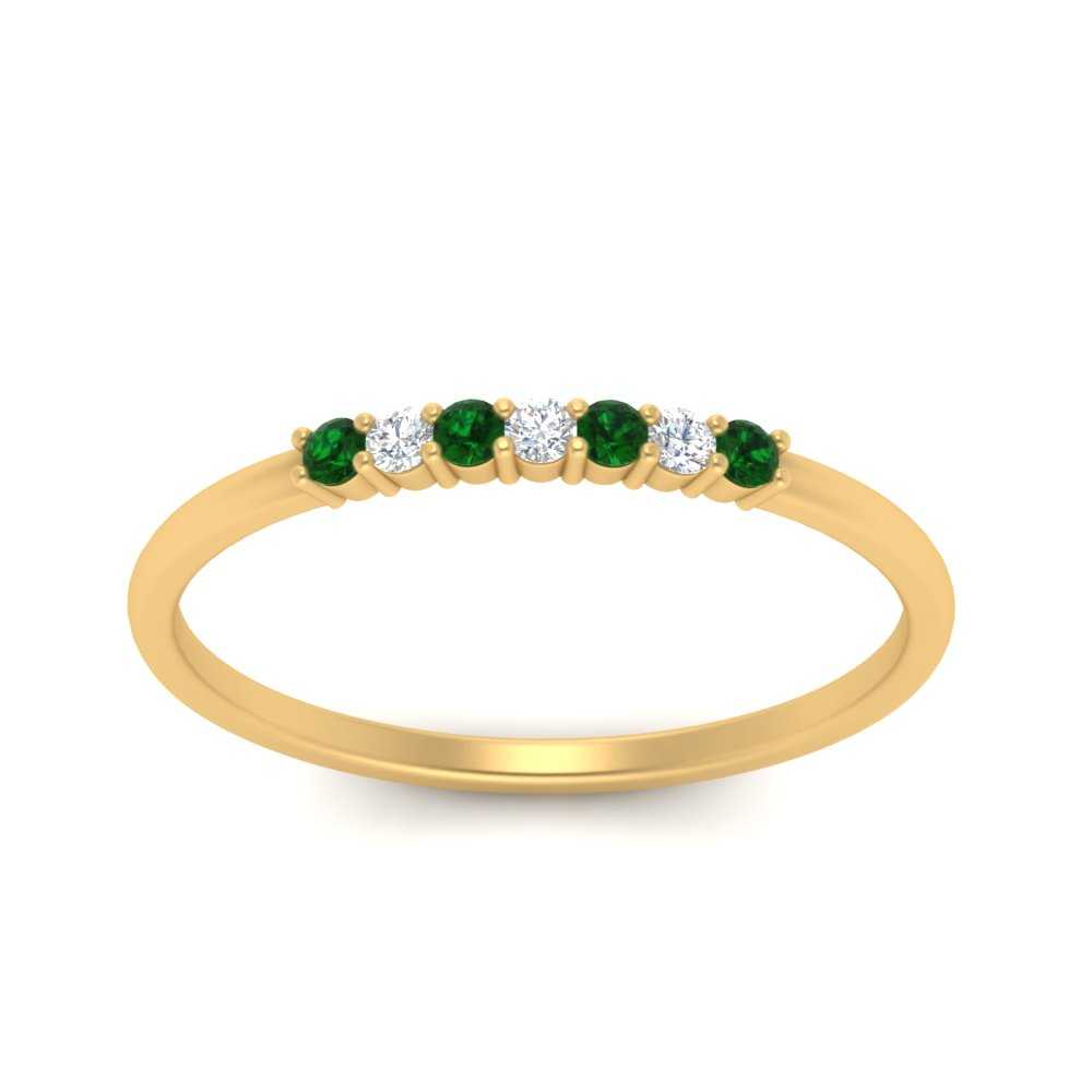 round-diamond-stacking-wedding-band-with-emerald-in-yellow-gold-FD122844B2GEMGRANGLE3-NL-YG.jpg