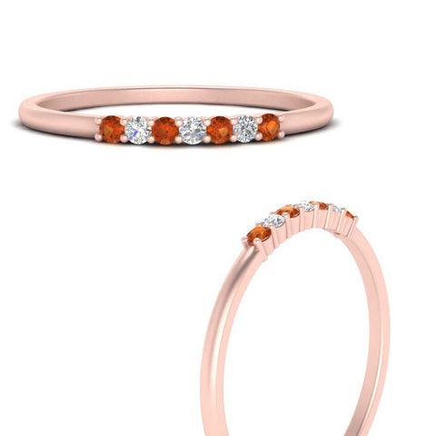 round-diamond-stacking-wedding-band-with-orange-sapphire-in-rose-gold-FD122844B2GSAORANGLE3-NL-RG.jpg
