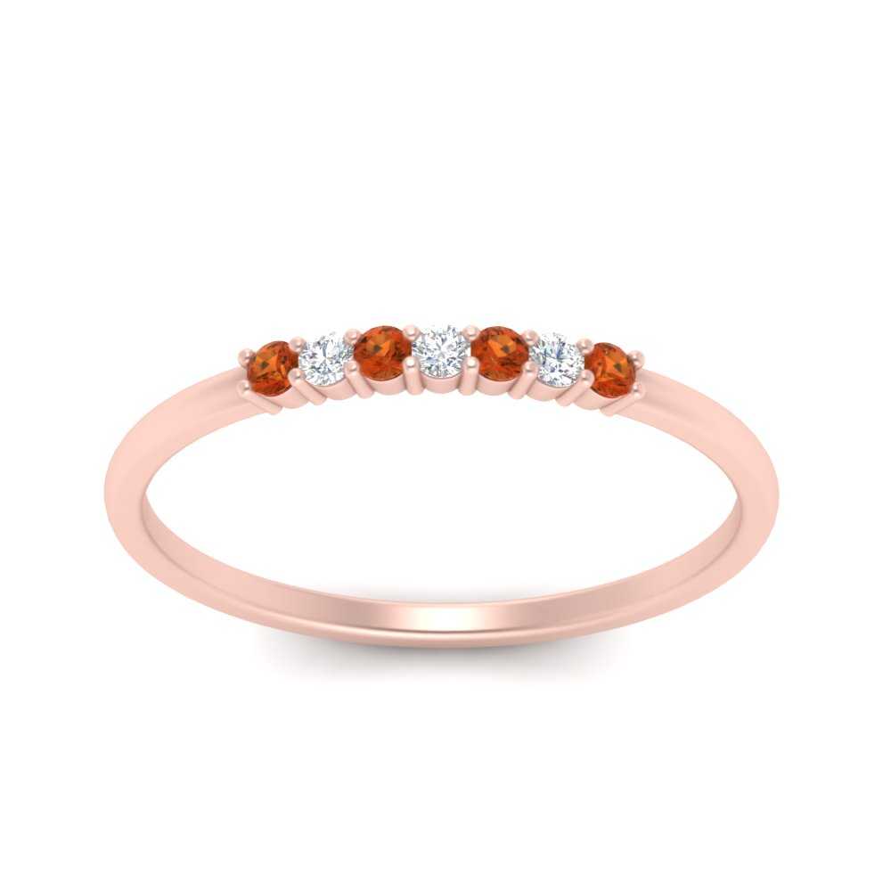 round-diamond-stacking-wedding-band-with-orange-sapphire-in-rose-gold-FD122844B2GSAORANGLE3-NL-RG.jpg