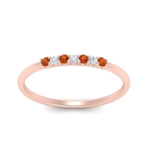 round-diamond-stacking-wedding-band-with-orange-sapphire-in-rose-gold-FD122844B2GSAORANGLE3-NL-RG.jpg