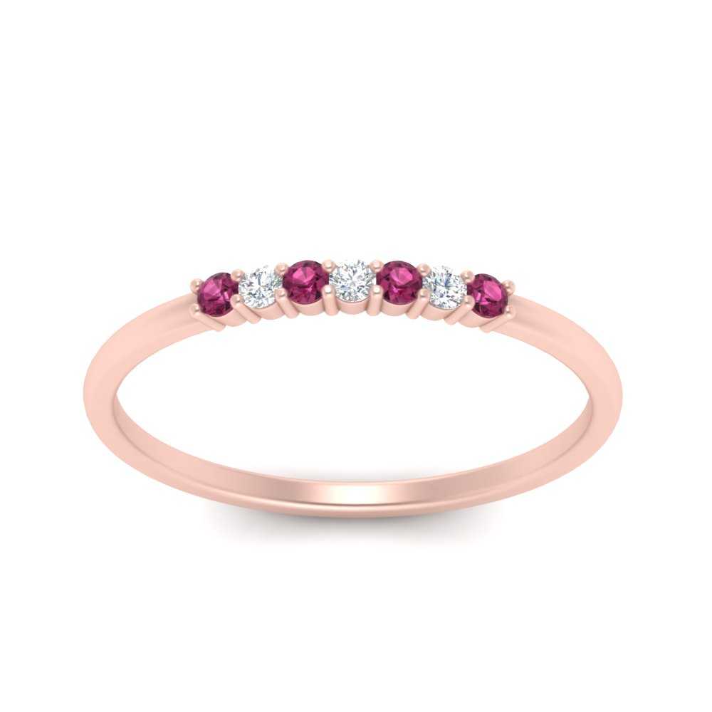 round-diamond-stacking-wedding-band-with-pink-sapphire-in-rose-gold-FD122844B2GSADRPIANGLE3-NL-RG.jpg