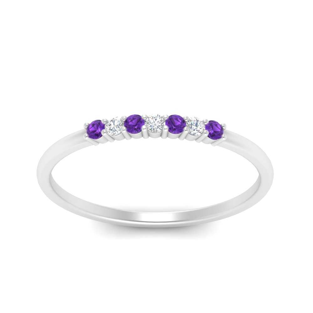 round-diamond-stacking-wedding-band-with-purple-topaz-in-white-gold-FD122844B2GVITOANGLE3-NL-WG.jpg