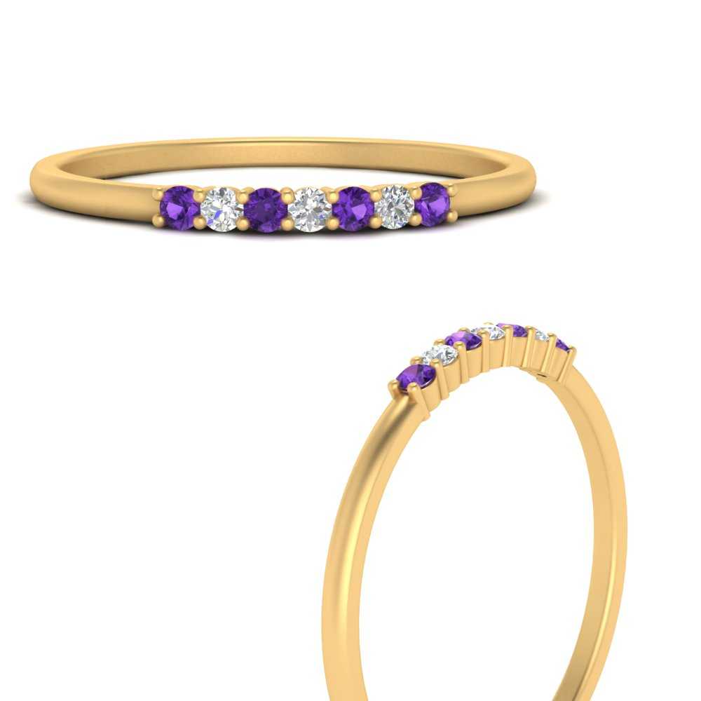 round-diamond-stacking-wedding-band-with-purple-topaz-in-yellow-gold-FD122844B2GVITOANGLE3-NL-YG.jpg
