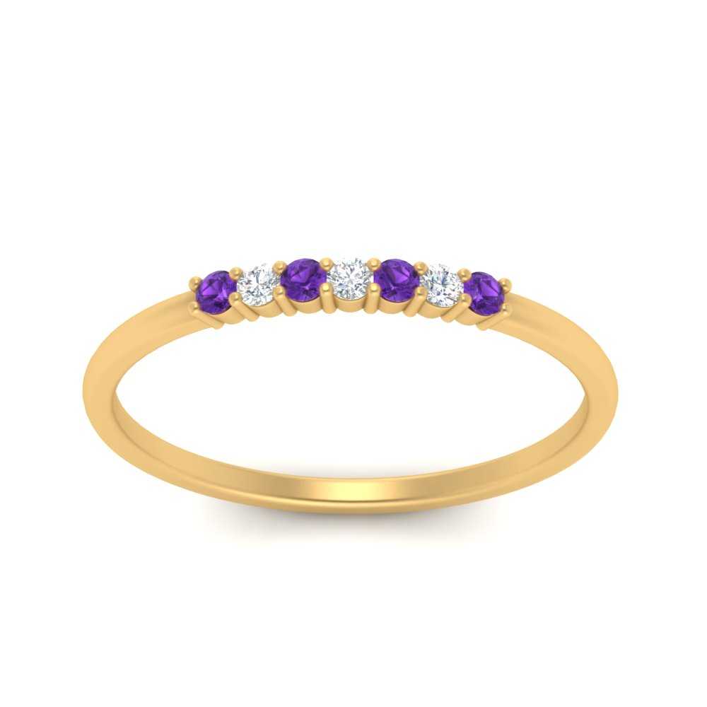 round-diamond-stacking-wedding-band-with-purple-topaz-in-yellow-gold-FD122844B2GVITOANGLE3-NL-YG.jpg