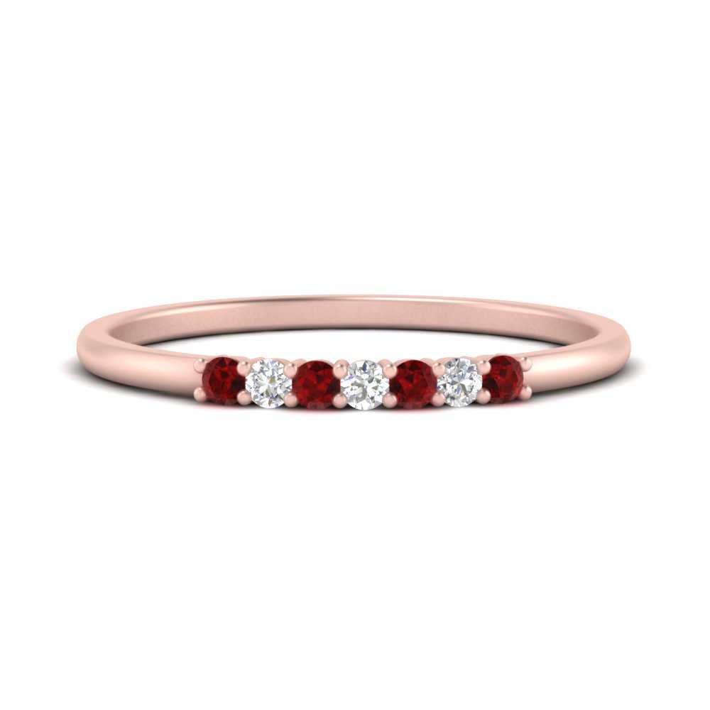 round-diamond-stacking-wedding-band-with-ruby-in-rose-gold-FD122844B2GRUDRANGLE3-NL-RG.jpg