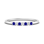 Load image into Gallery viewer, round-diamond-stacking-wedding-band-with-sapphire-in-white-gold-FD122844B2GSABLANGLE3-NL-WG.jpg
