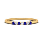 Load image into Gallery viewer, round-diamond-stacking-wedding-band-with-sapphire-in-yellow-gold-FD122844B2GSABLANGLE3-NL-YG.jpg
