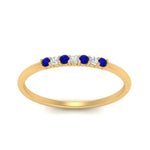 Load image into Gallery viewer, round-diamond-stacking-wedding-band-with-sapphire-in-yellow-gold-FD122844B2GSABLANGLE3-NL-YG.jpg
